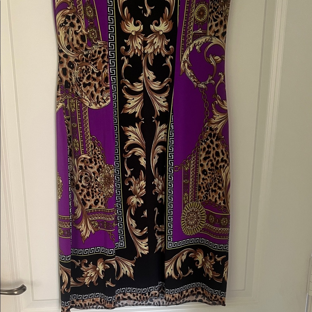 Cache Rococco print dress sz 6 - Picture 5 of 6